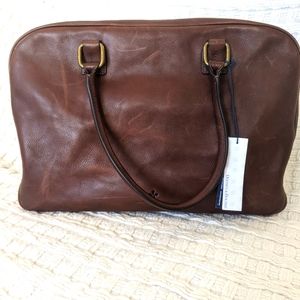 Dooney & Bourke Bowler Duffle bag, BMFLR0243;Chestnut color leather (NWT)